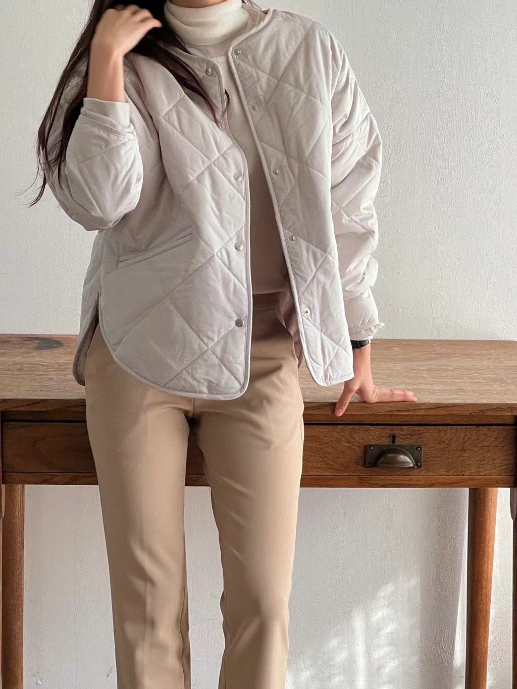 Moani Quilted Button Jacket *2 Colors