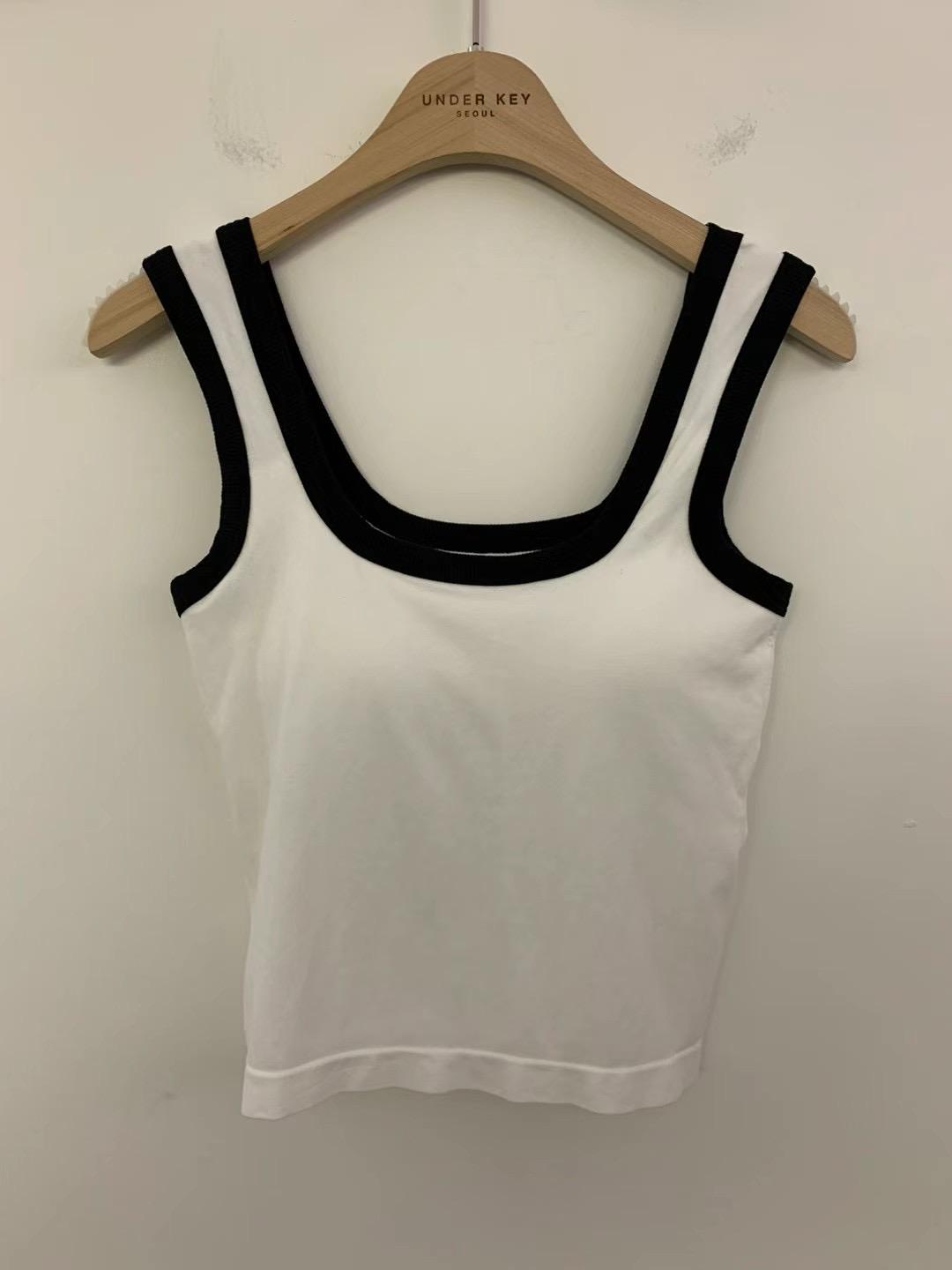 Underkey Sleeveless Square-Neck Tank Top *4 Colors