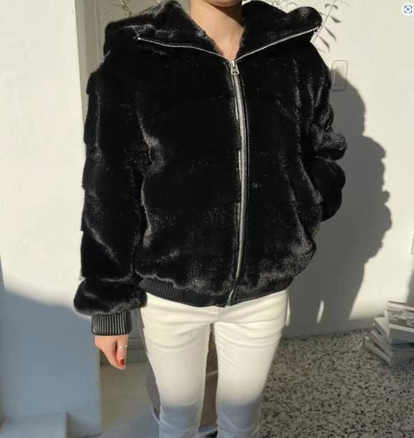 Merry J Faux Fur Full-Zip Jacket *4 Colors