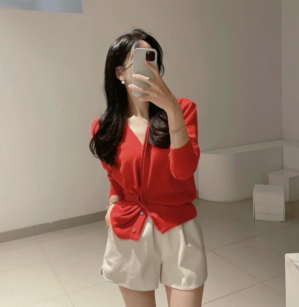 Archer V-Neck Button-Up Knitted Cardigan *4 Colors