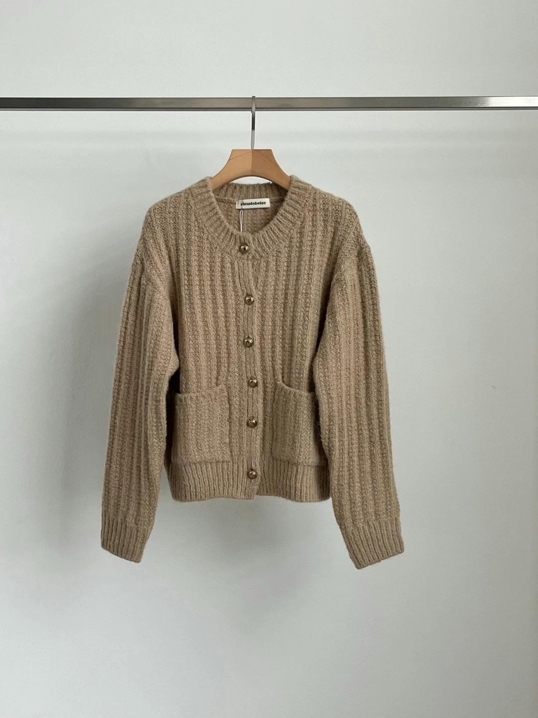 Cable-Knit Cardigan *4 Colors Koo