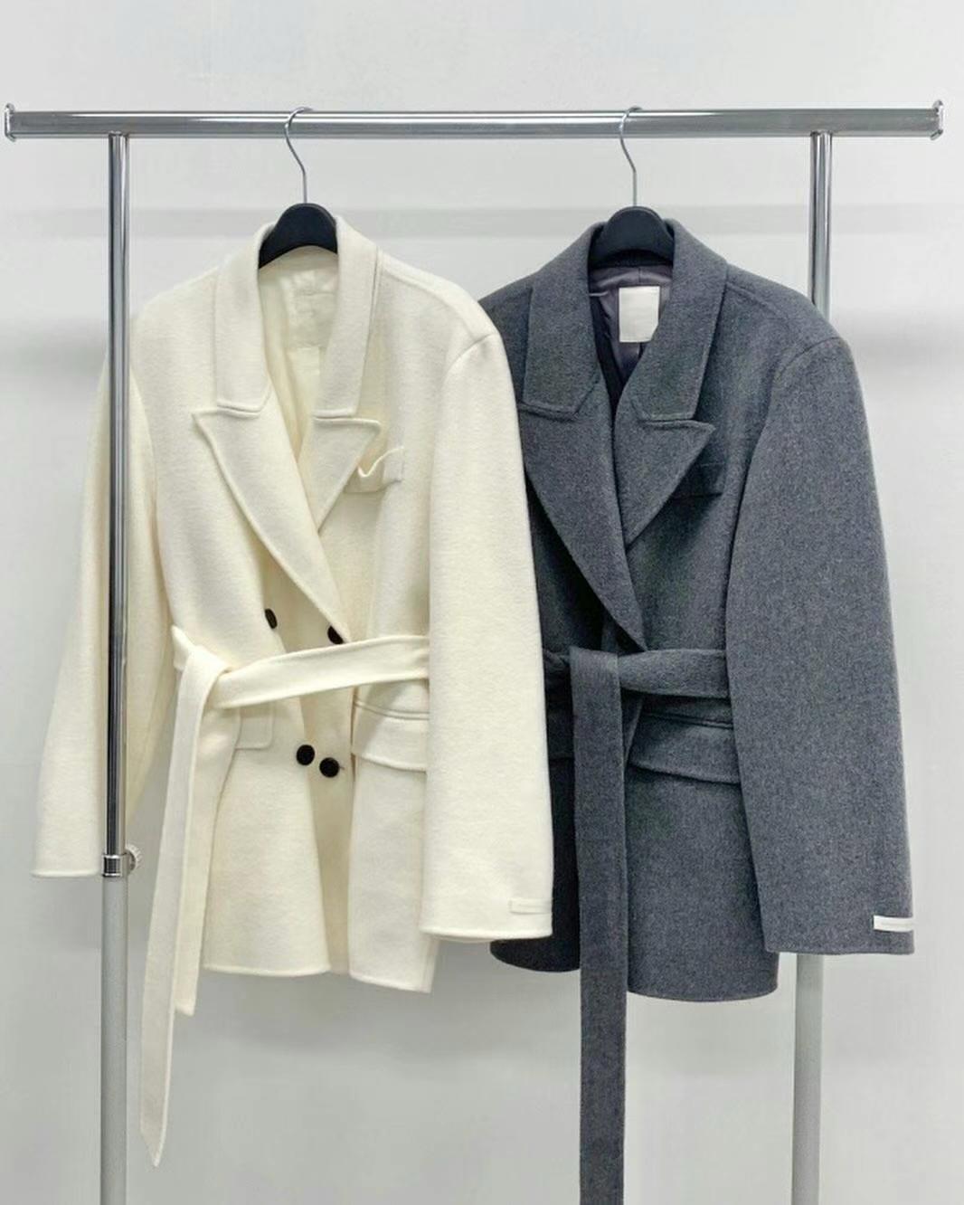 Handmade Wool Coat Jacket *3 Colors