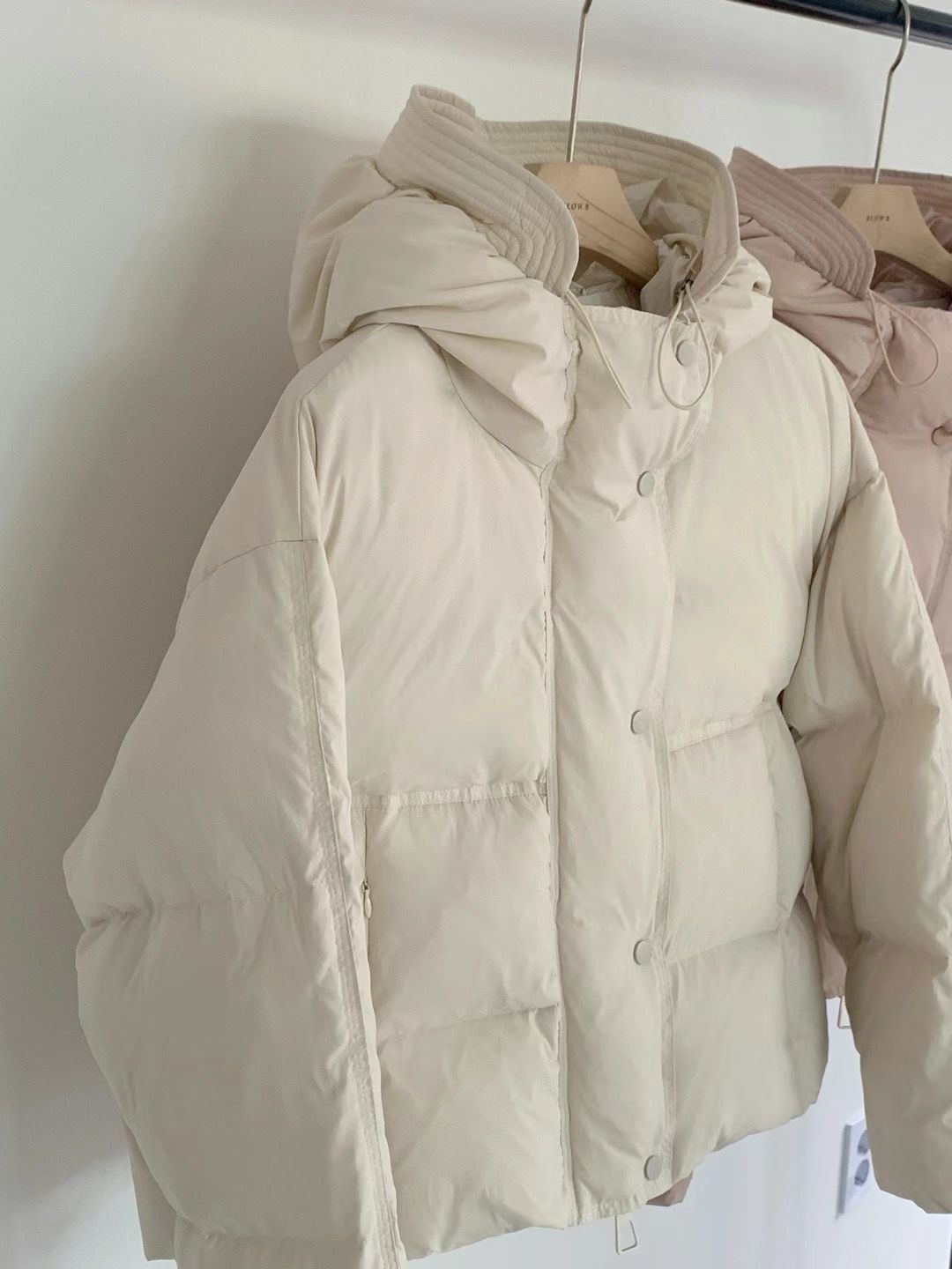 Quilted Hooded Puff Jacket *2 Colors