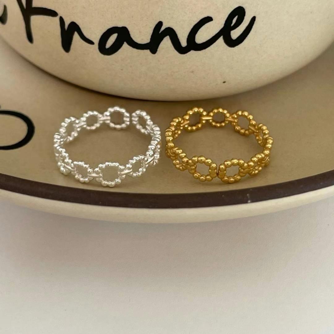 Beaded Chain Ring *2 Colors