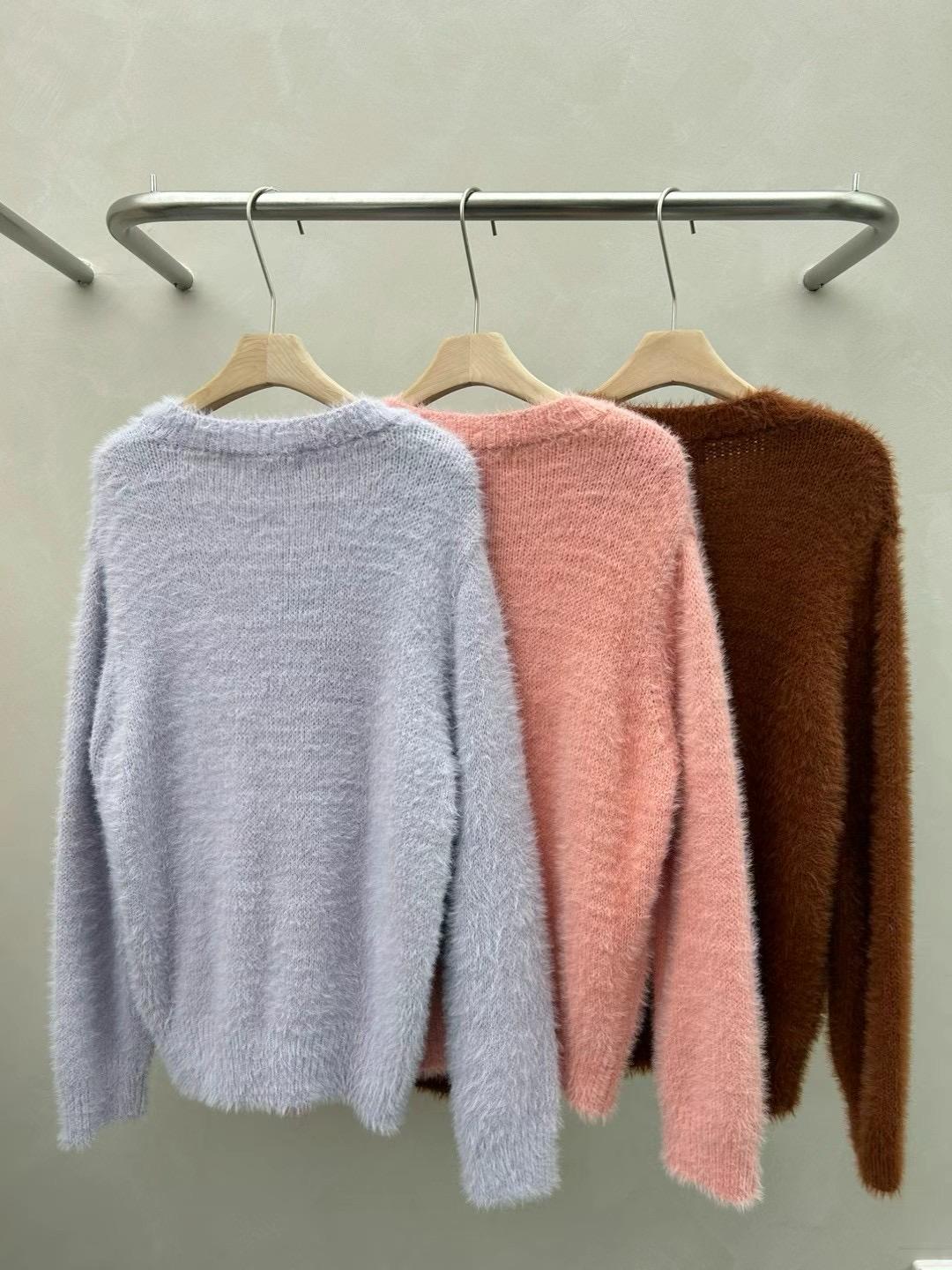 V-Neck Knitted Sweater *5 Colors