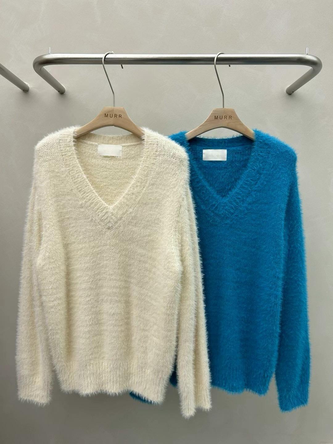 V-Neck Knitted Sweater *5 Colors