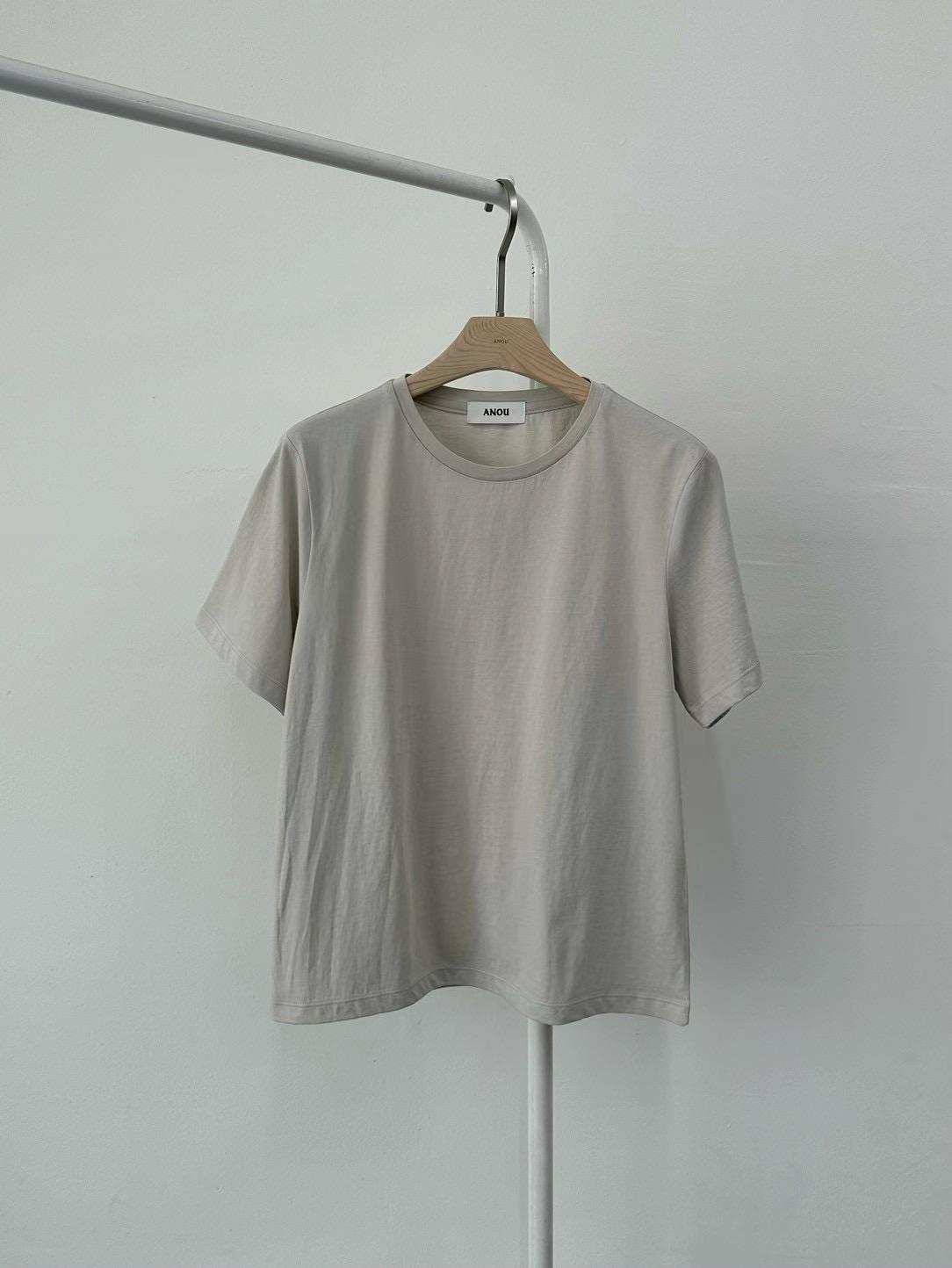 Classic Round Neck Short Sleeved Cotton T-Shirt *7 Colors