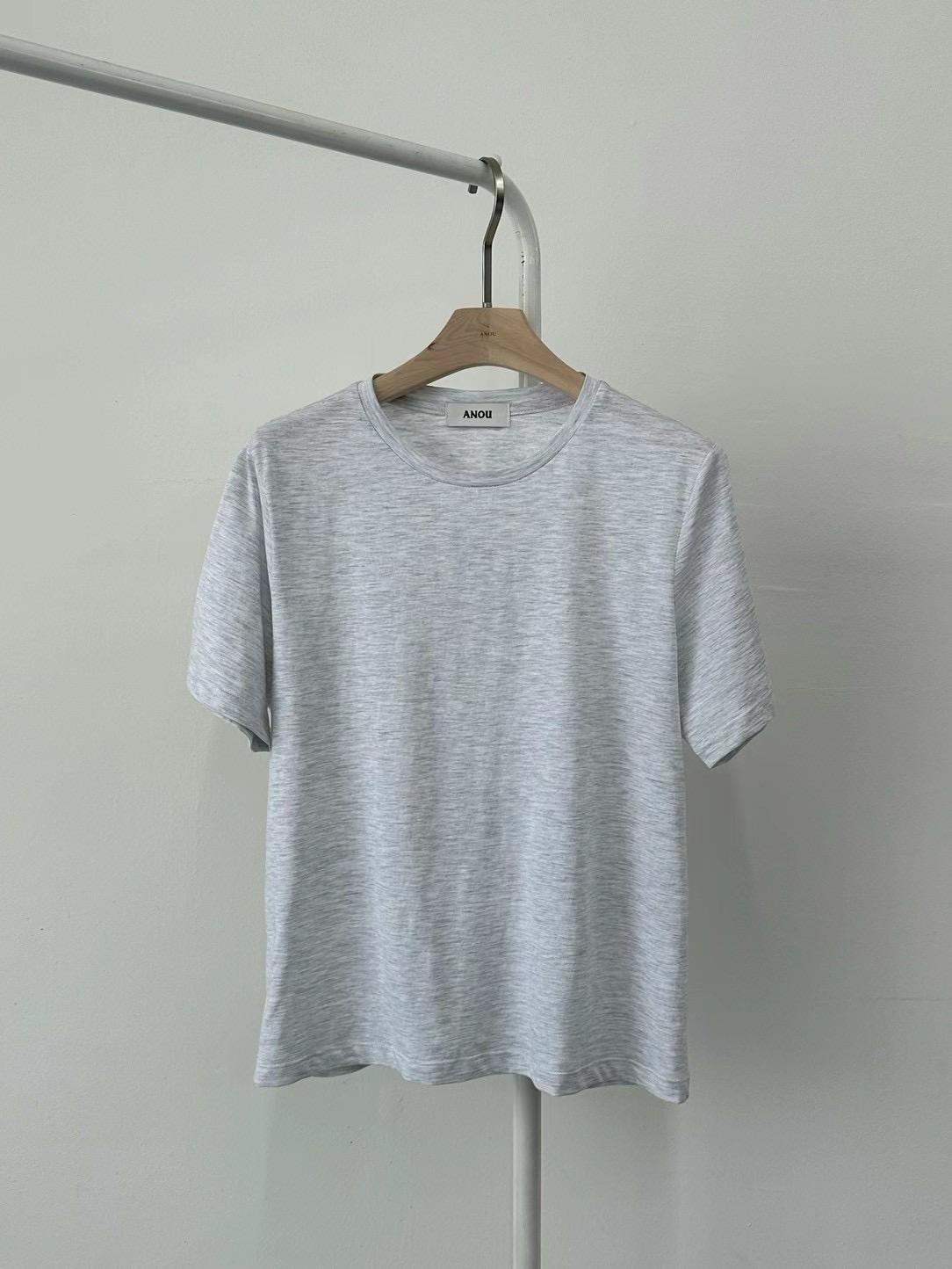 Classic Round Neck Short Sleeved Cotton T-Shirt *7 Colors