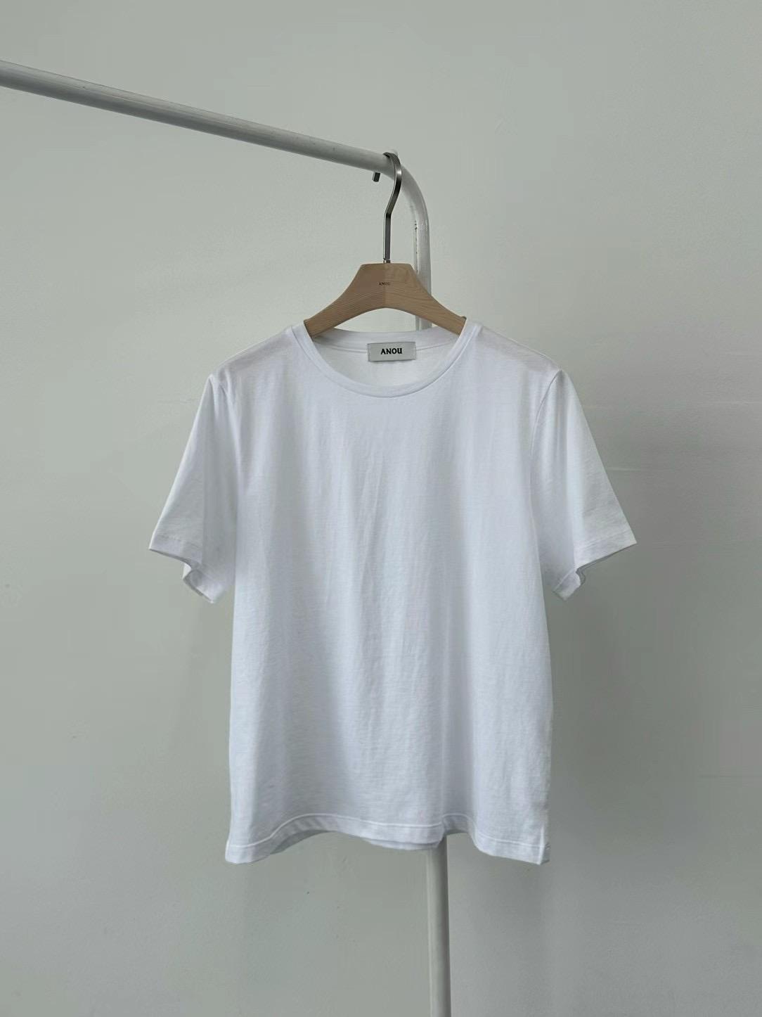 Classic Round Neck Short Sleeved Cotton T-Shirt *7 Colors