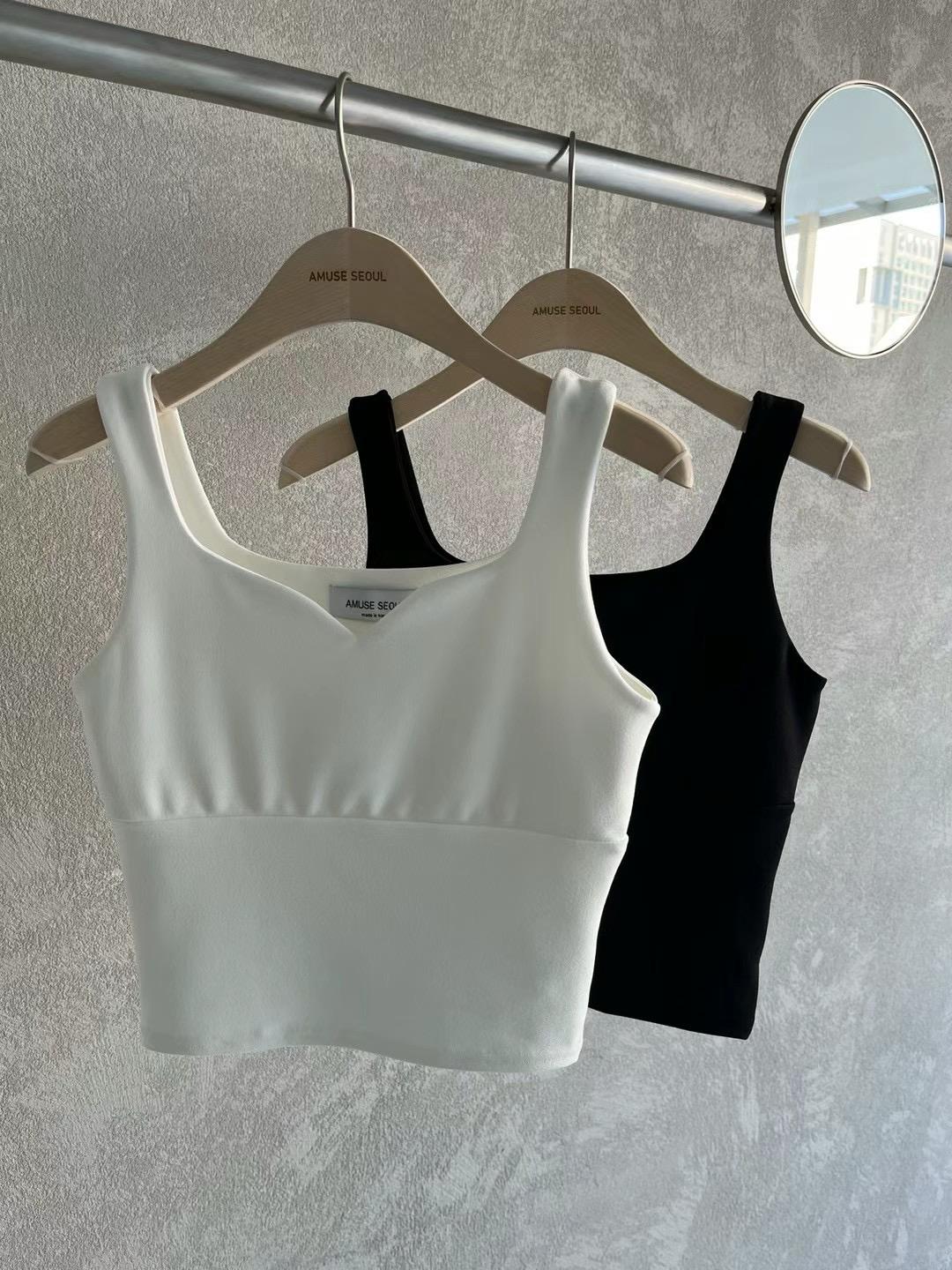 Sleeveless Crop Tank Top *2 Colors