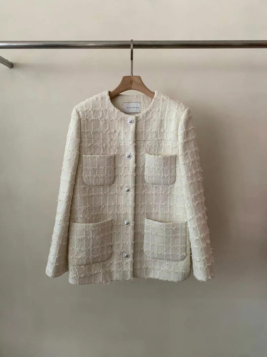 Plaid Pattern Button-up Jacket *2 Colors