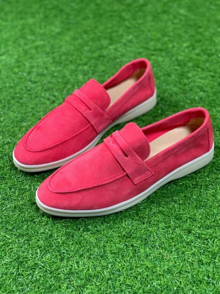 Handmade Suede Leather Loafers *11 Colors