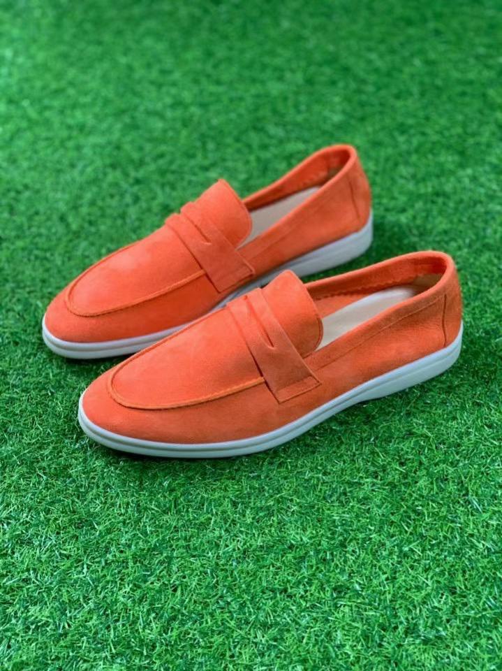 Handmade Suede Leather Loafers *11 Colors