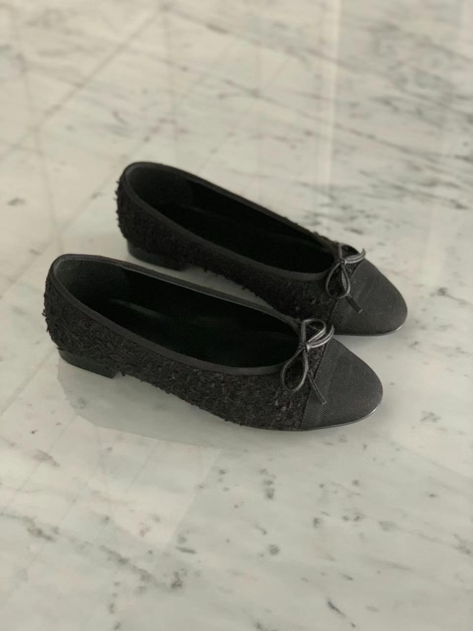 Tweed Ballet Flats *2 Colors