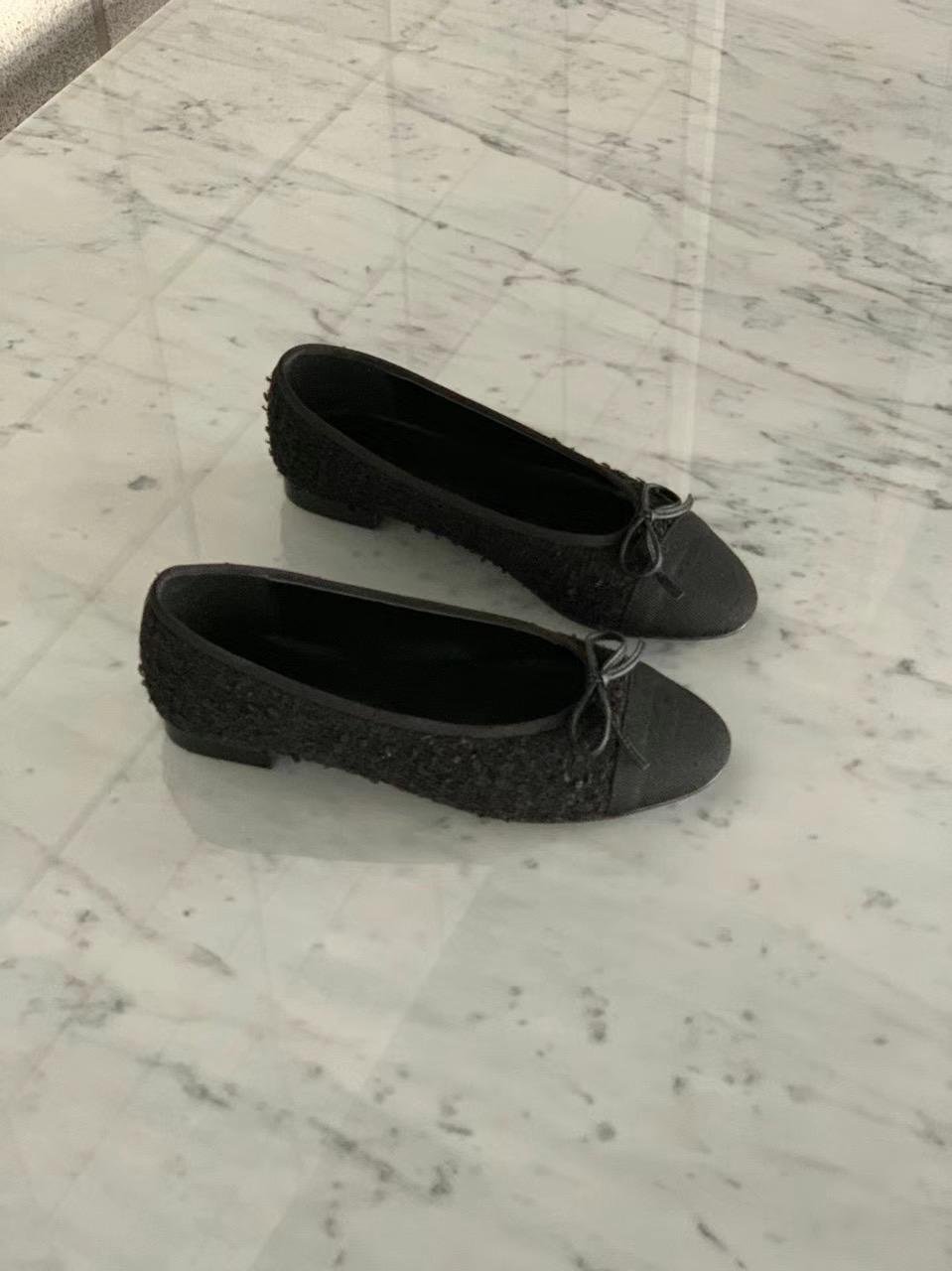 Tweed Ballet Flats *2 Colors