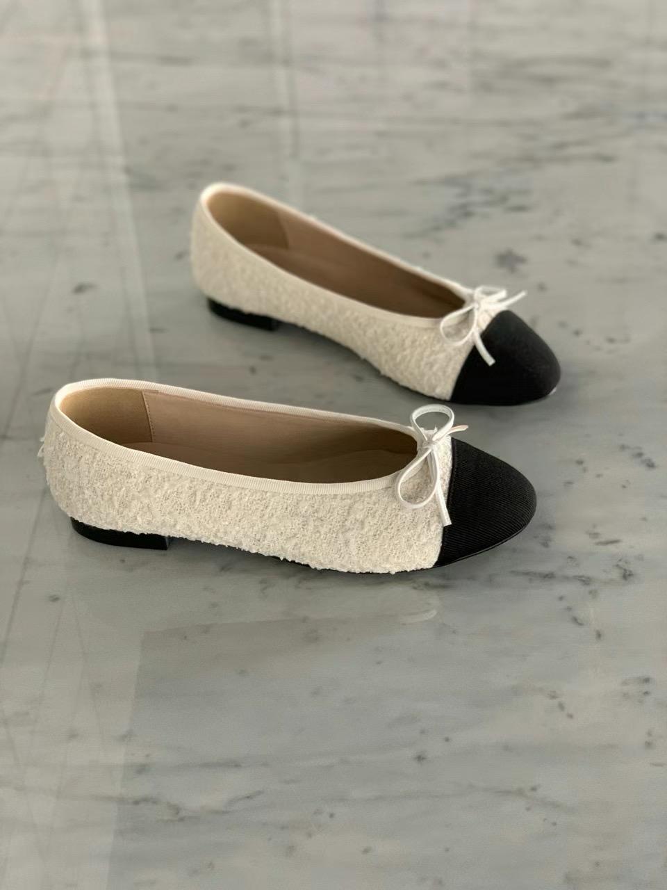 Tweed Ballet Flats *2 Colors