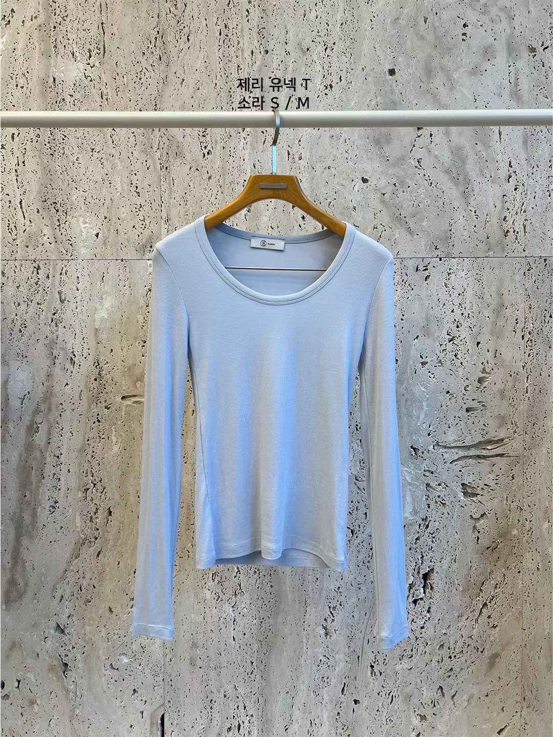 Scoop Neck Long Sleeved T-Shirt *5 Colors