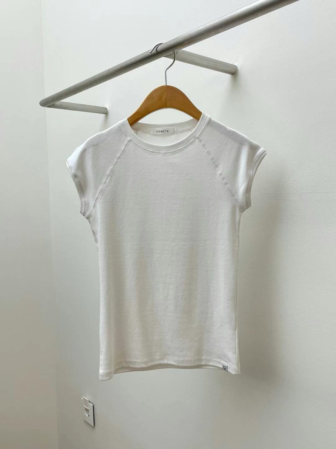 Round Neck Cap Sleeve T-Shirt *5 Colors