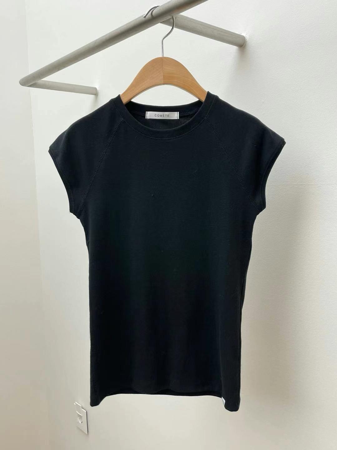 Round Neck Cap Sleeve T-Shirt *5 Colors