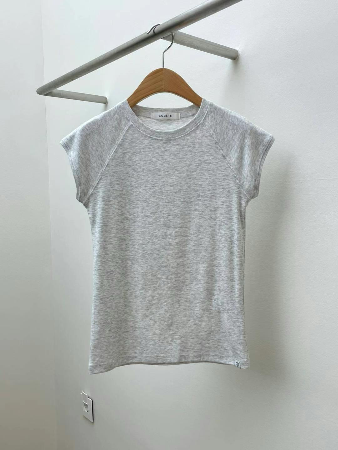 Round Neck Cap Sleeve T-Shirt *5 Colors