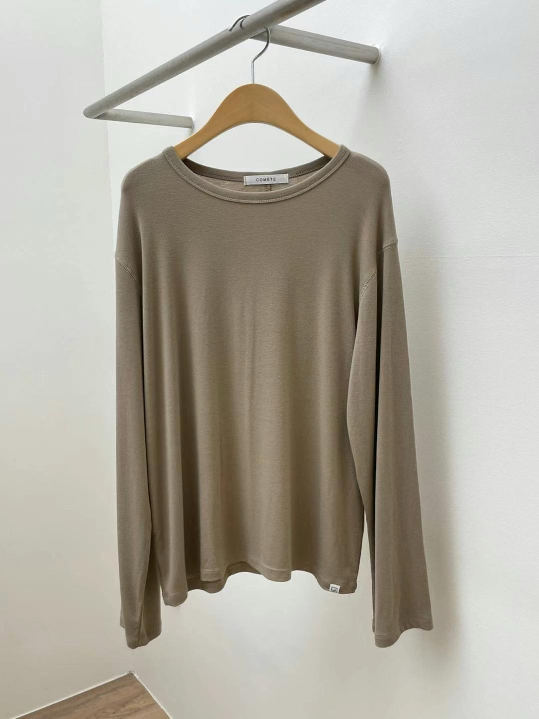 Boatneck Long Sleeved T-Shirt *5 Colors