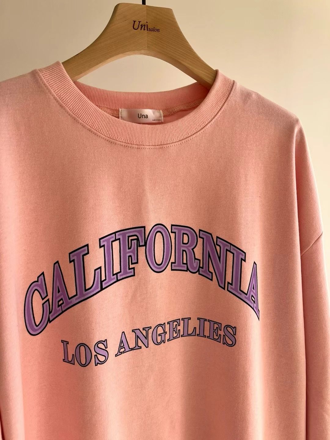 California Print Back Zip-closure Sweater *3 Colors