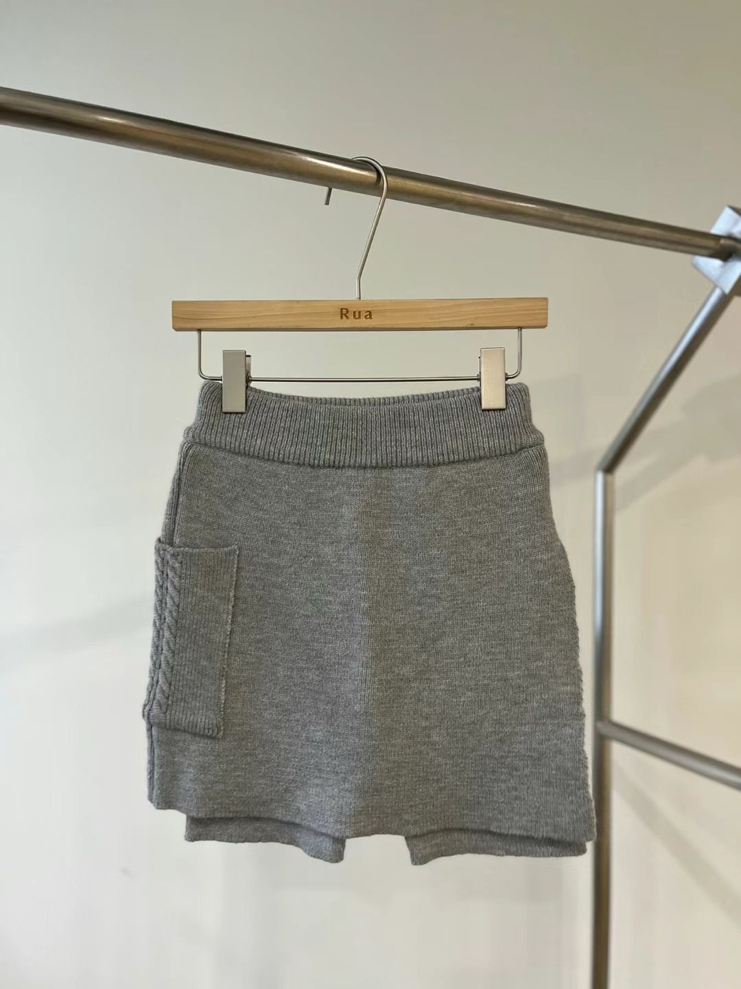 Patch Pocket Knitted Skort *3 Colors