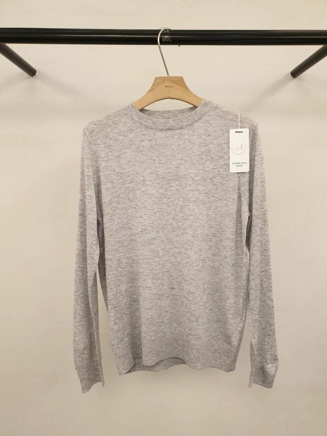 Classic Crewneck Wool Blend Sweater *4 Colors