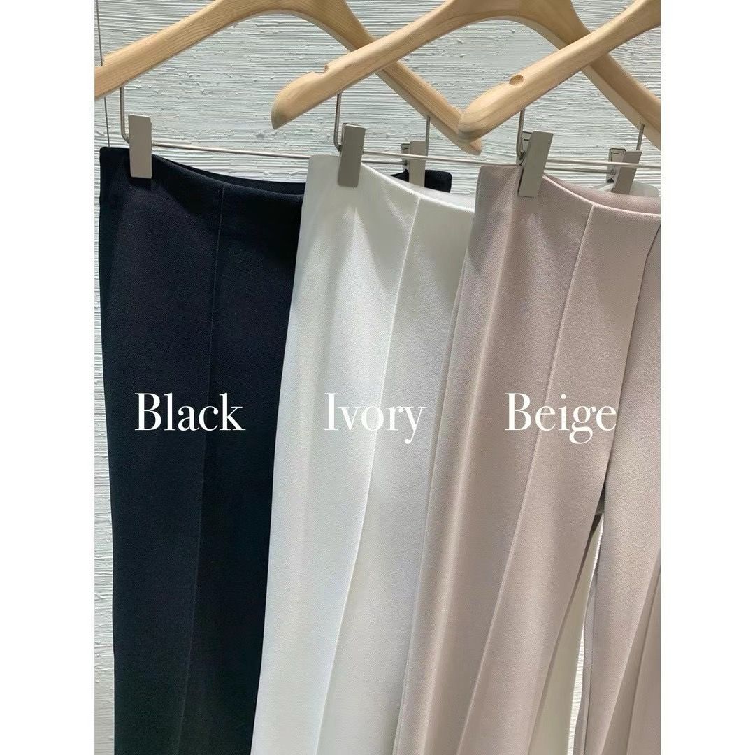 Straight-leg Hedge Pants *3 Colors