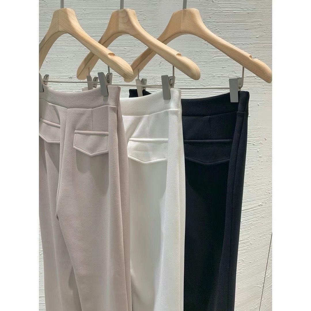 Straight-leg Hedge Pants *3 Colors