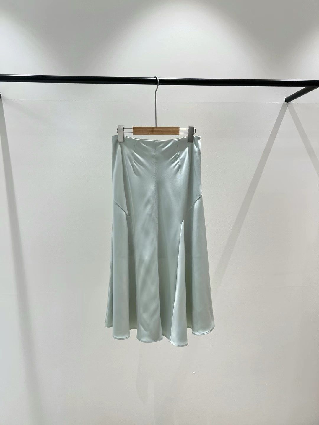 Silk Satin Flowy Skirt *2 Colors