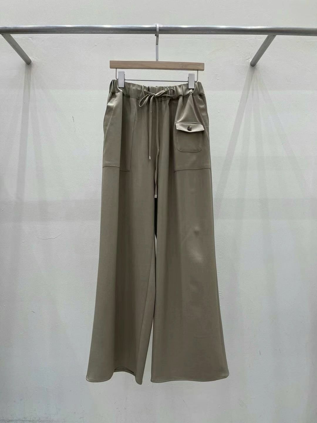 Drawstring Waist Wide-leg Pants *3 Colors