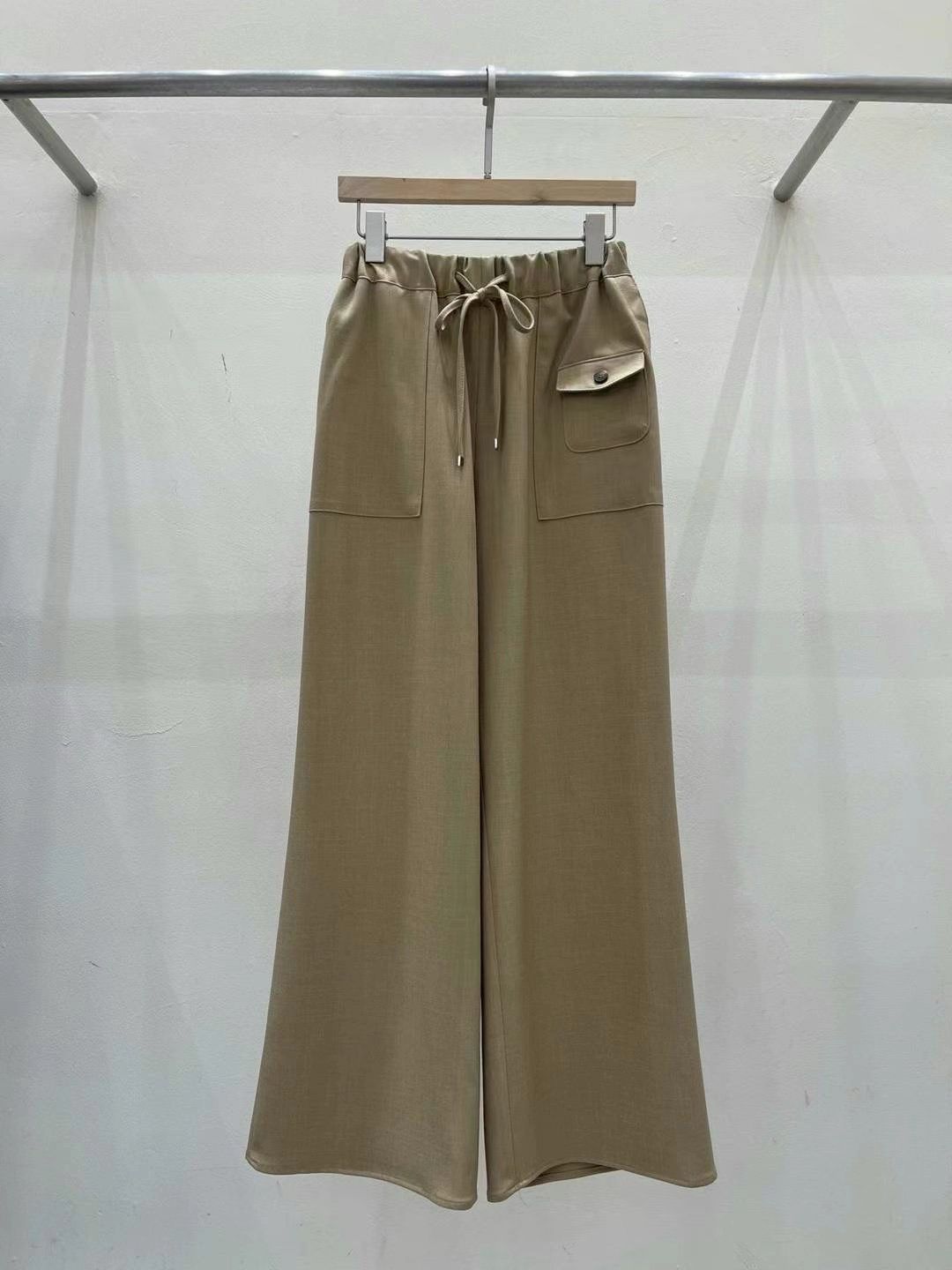 Drawstring Waist Wide-leg Pants *3 Colors