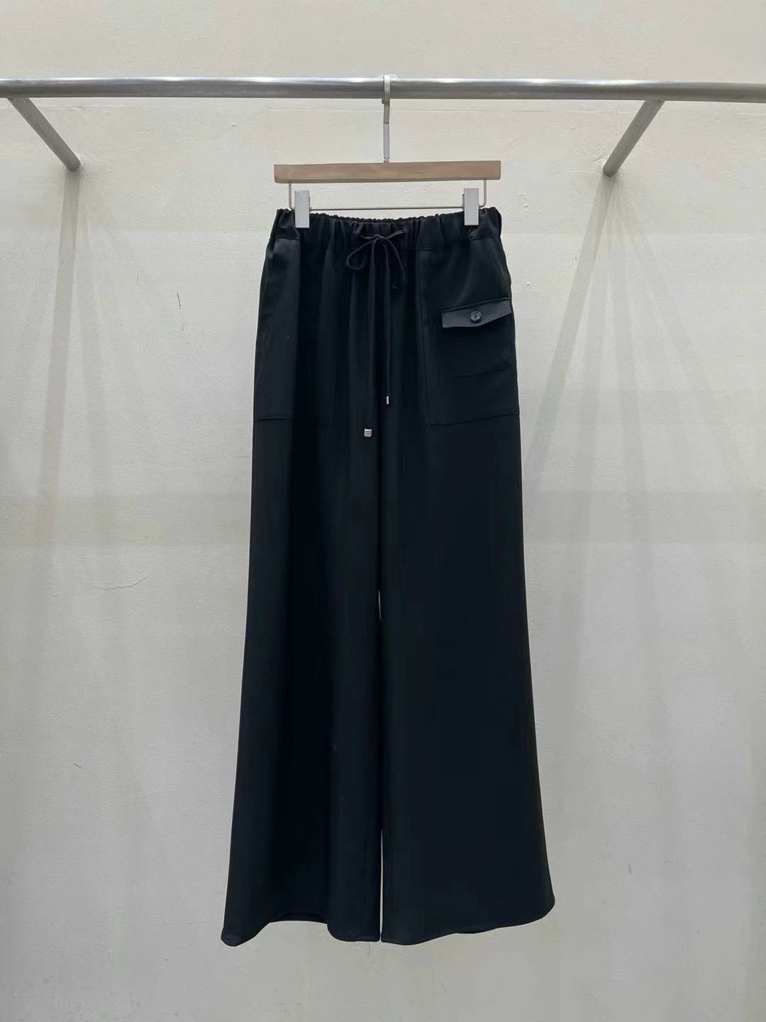 Drawstring Waist Wide-leg Pants *3 Colors