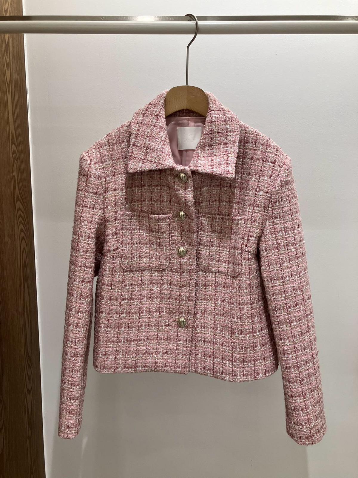 Tweed Plaid Jacket *2 Colors