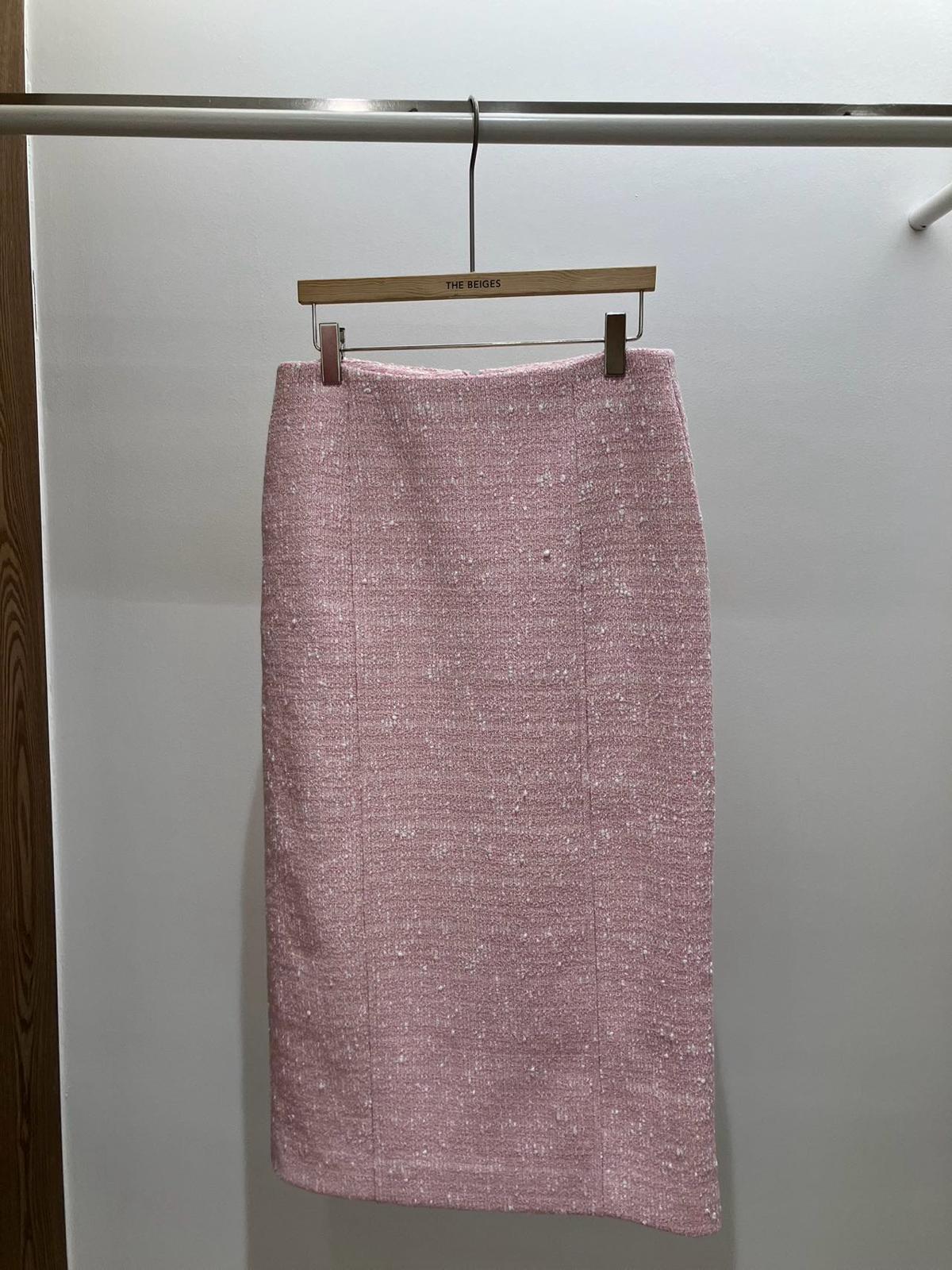 Tweed Midi Skirt *2 Colors