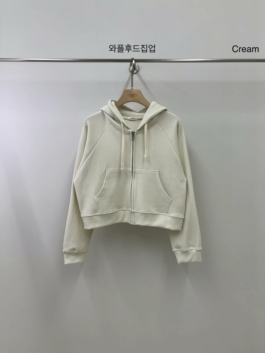 Zip-up Knitted Hoodie *3 Colors