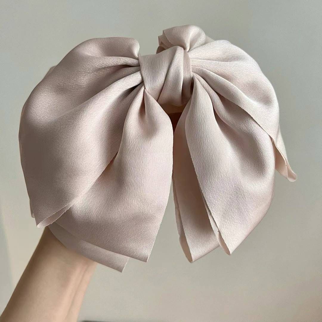 Satin Bow Hair Clip *3 Colors