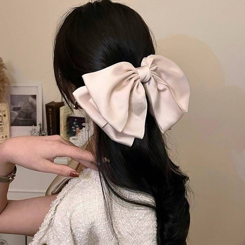 Satin Bow Hair Clip *3 Colors