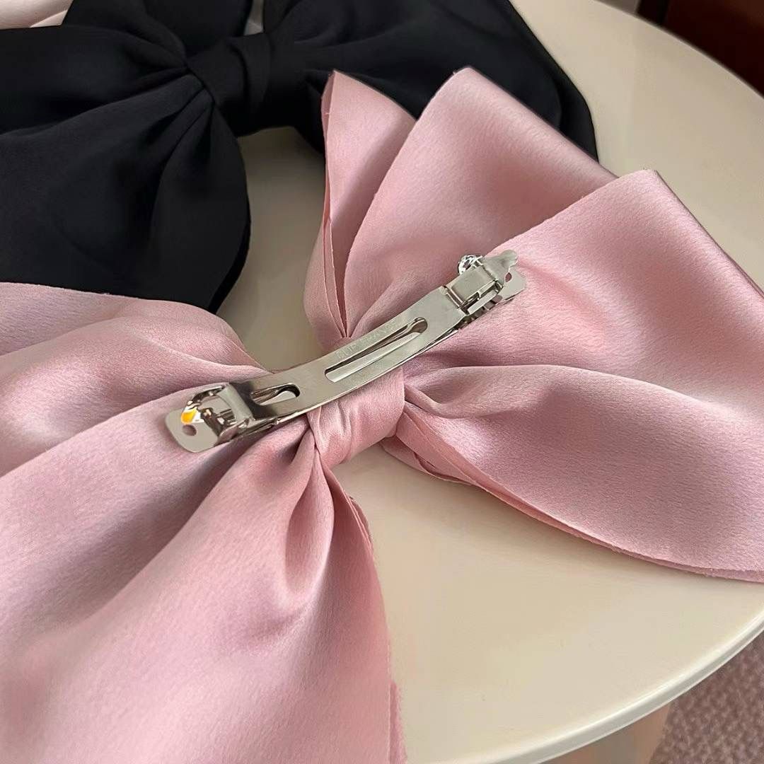 Satin Bow Hair Clip *3 Colors