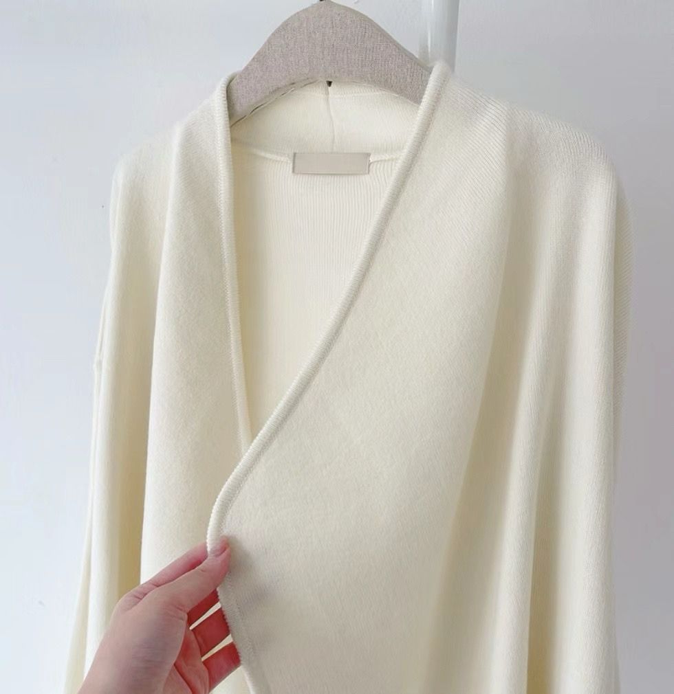 Open-front Knitted Cardigan *3 Colors