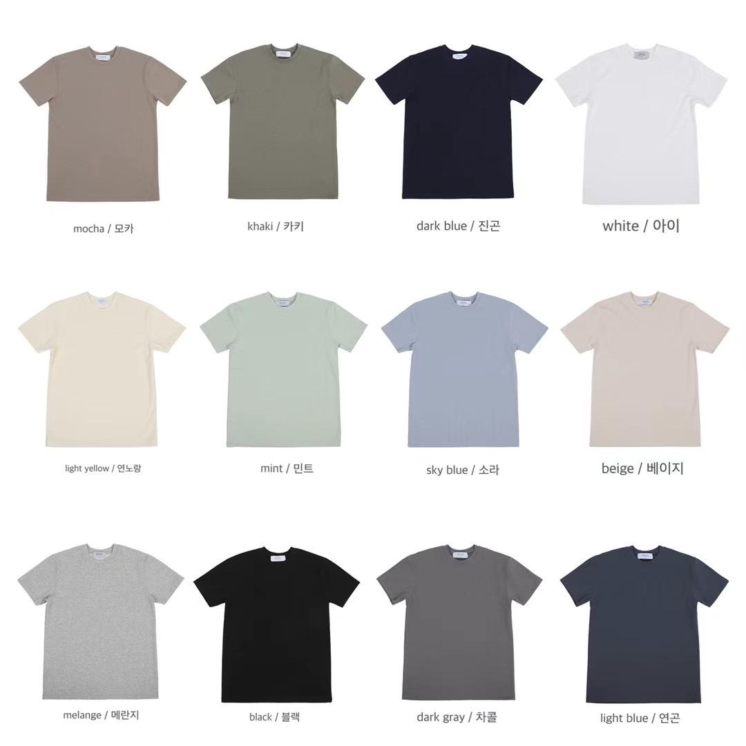 Men's Round Neck Short Sleeved T-Shirt *12 Colors