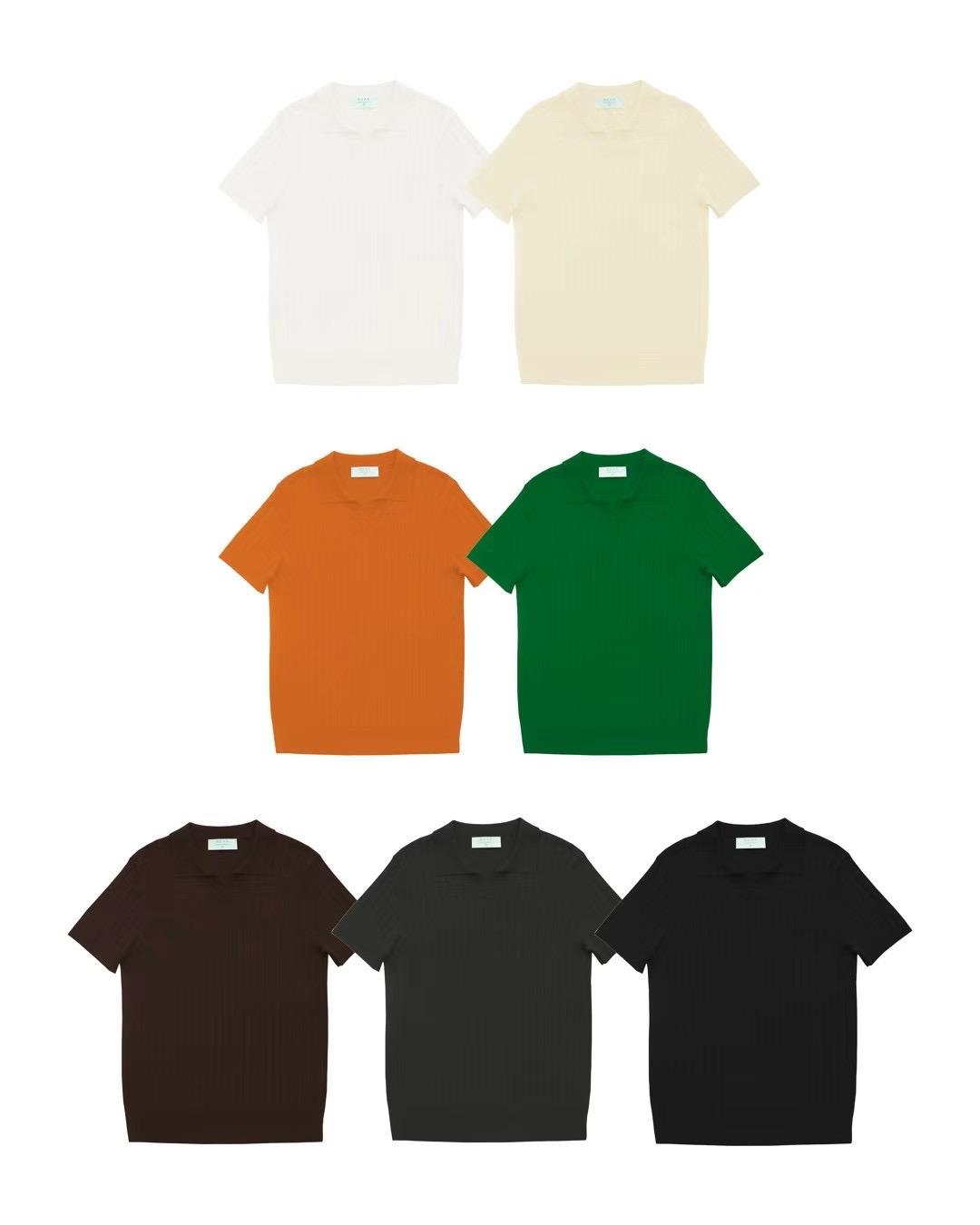 Men's Short Sleeved Collared T-Shirt *7 Colors