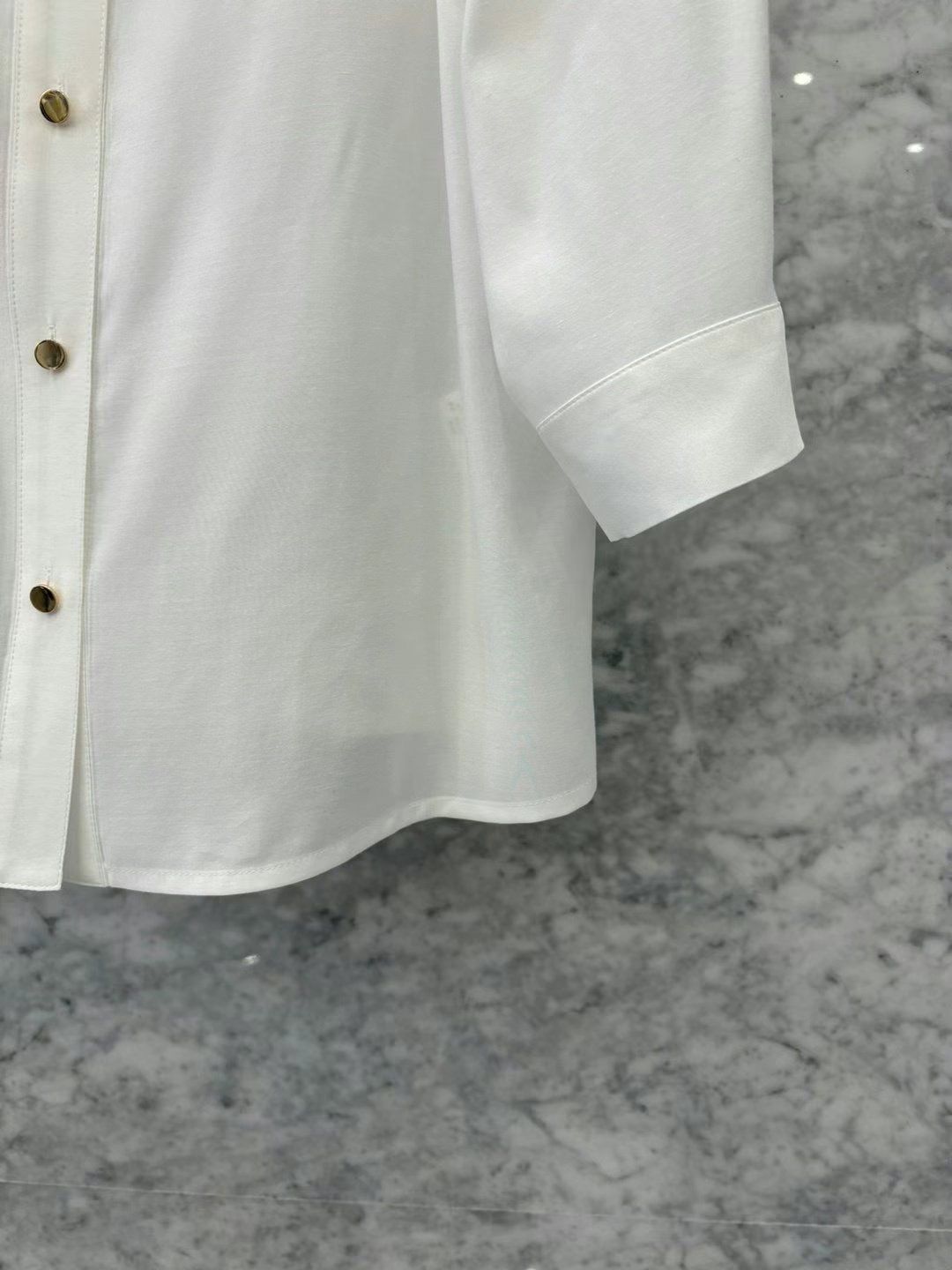 Long Sleeved Collared Blouse