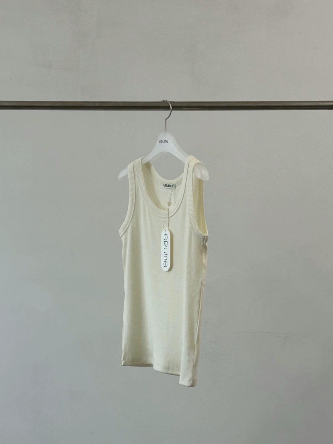 Ribbed-Knit Tank Top *3 Colors