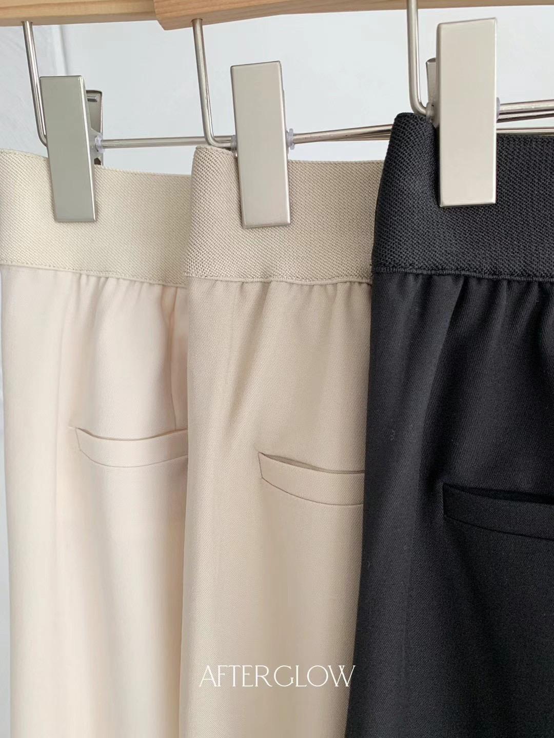 Relaxed Fit Stretchable Waist Pants *3 Colors