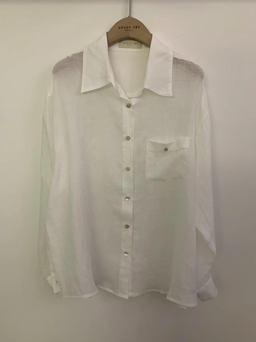 Button-down Linen Shirt *3 Colors