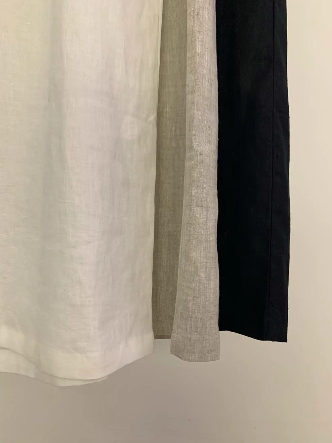 Wide-leg Linen Trousers *3 Colors