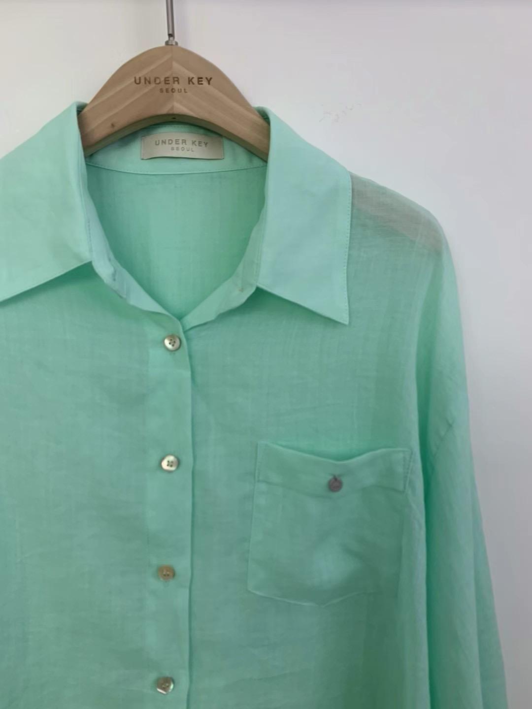 Button-down Linen Shirt *3 Colors