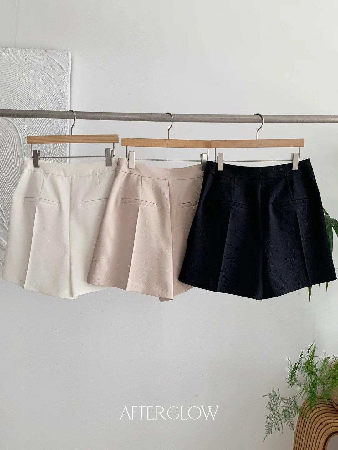 High-waisted Pleated Skort *3 Colors